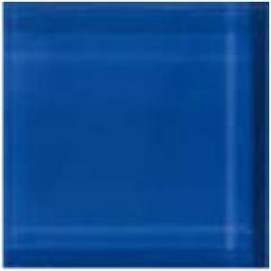 Plan de travail verre bleu azul
