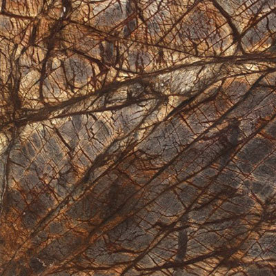 Plan de Travail Marbre Rain Forest Brown