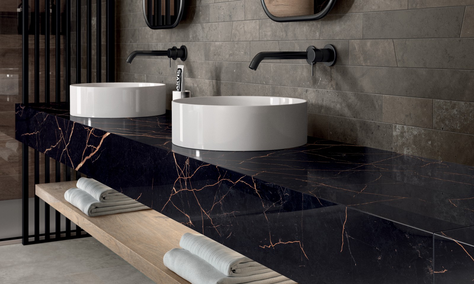 Galerie photos Céramique Materia Noir Laurent