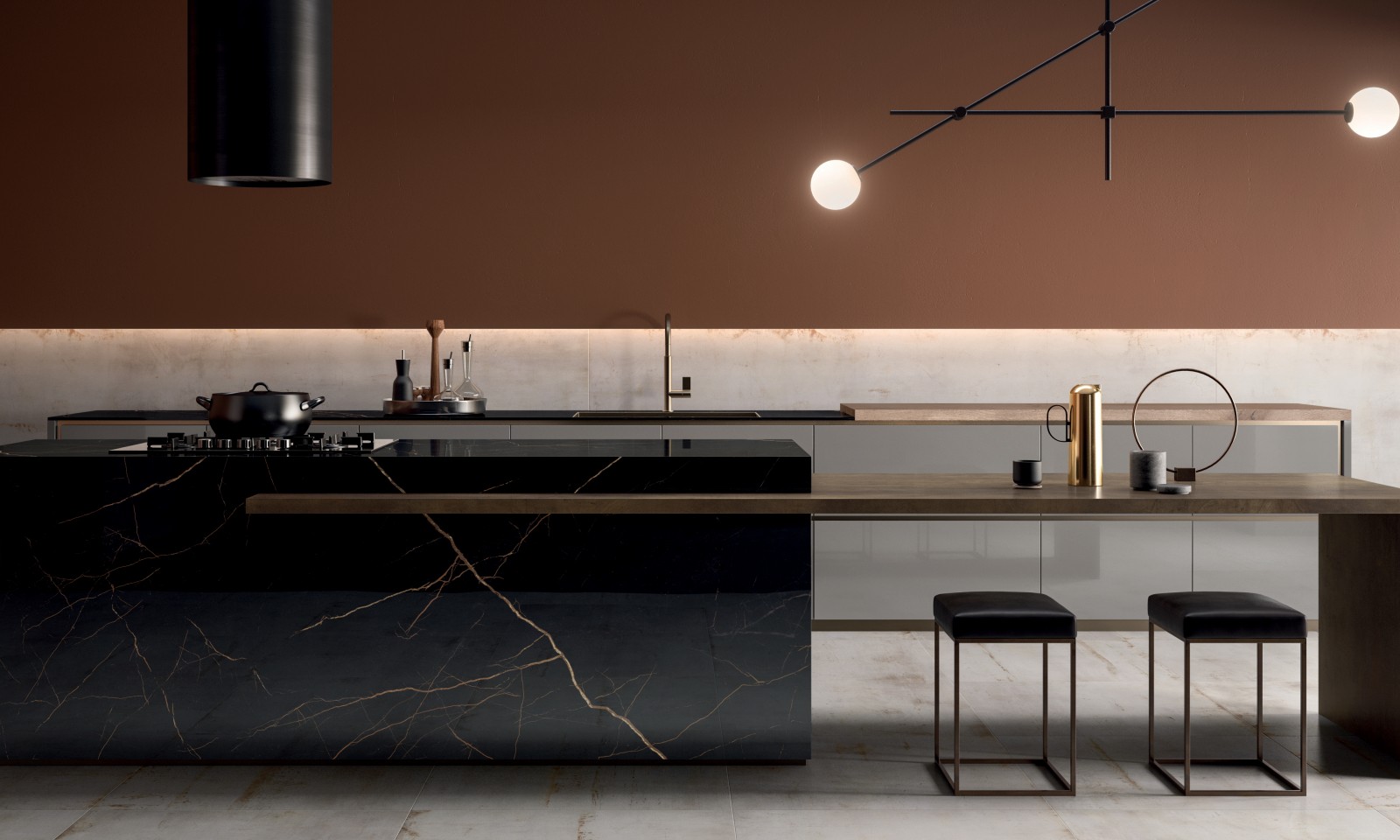 Galerie photos Céramique Materia Noir Laurent