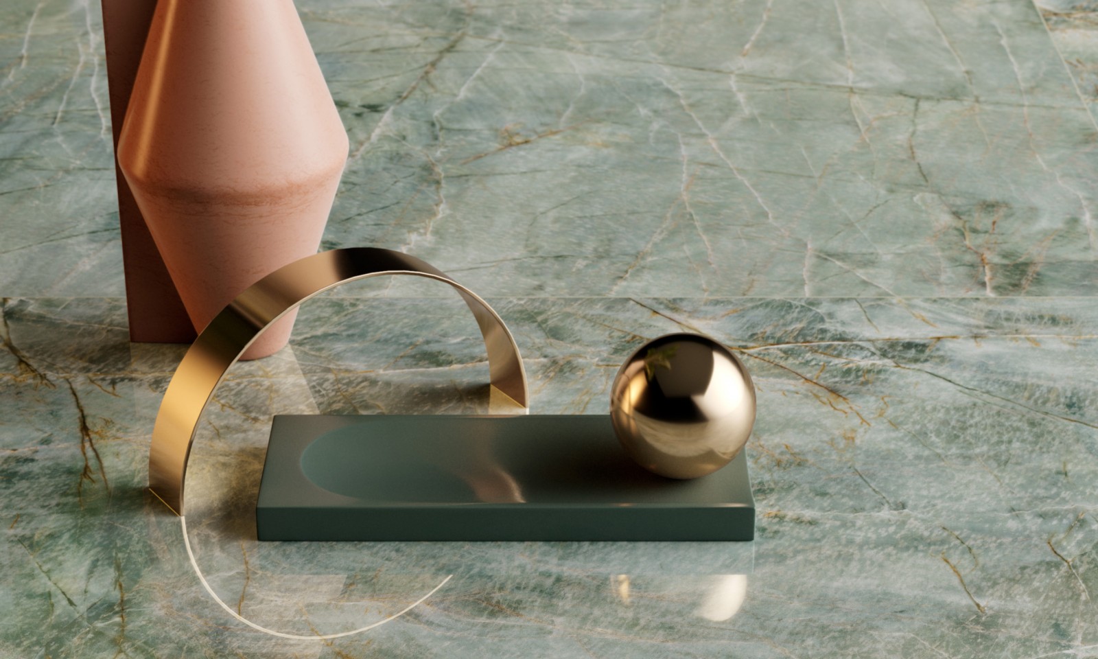 Galerie photos Céramique Materia Emerald Green