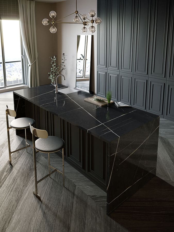 Galerie photos Quartz Silestone  Eternal Noir