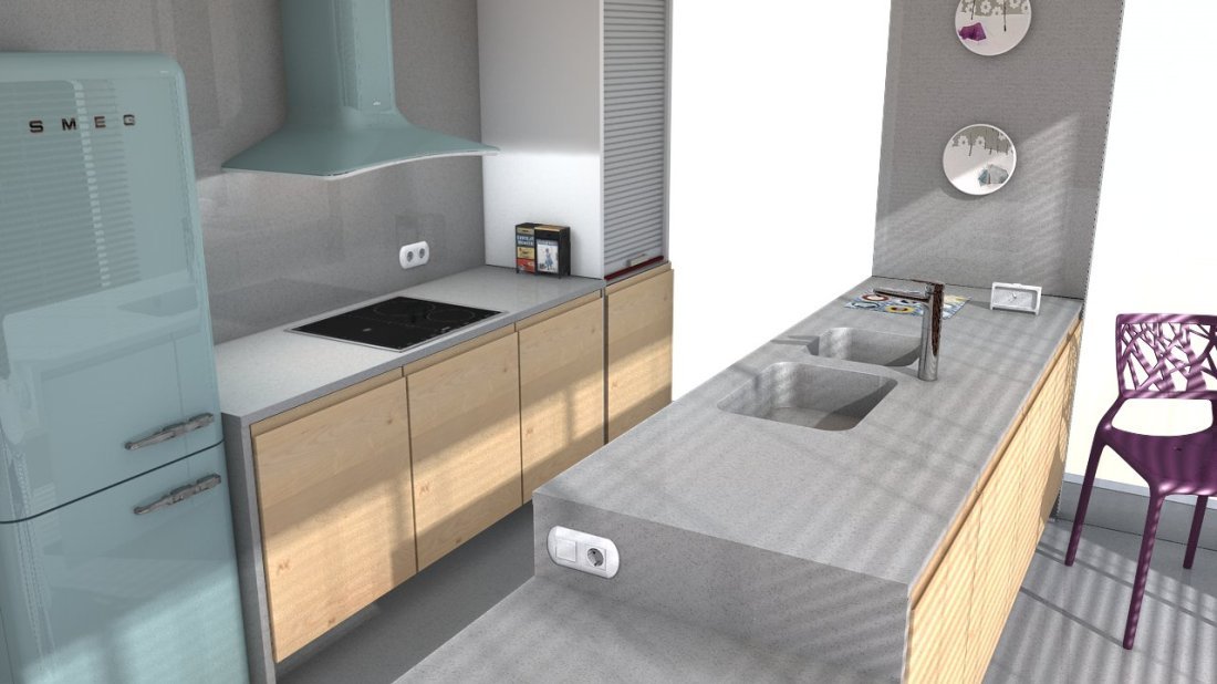 Galerie photos Quartz Silestone Chrome