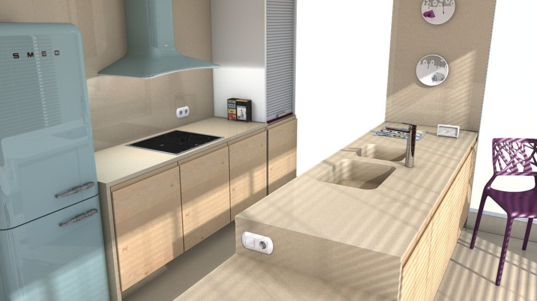 Galerie photos Quartz Silestone Crema Minerva
