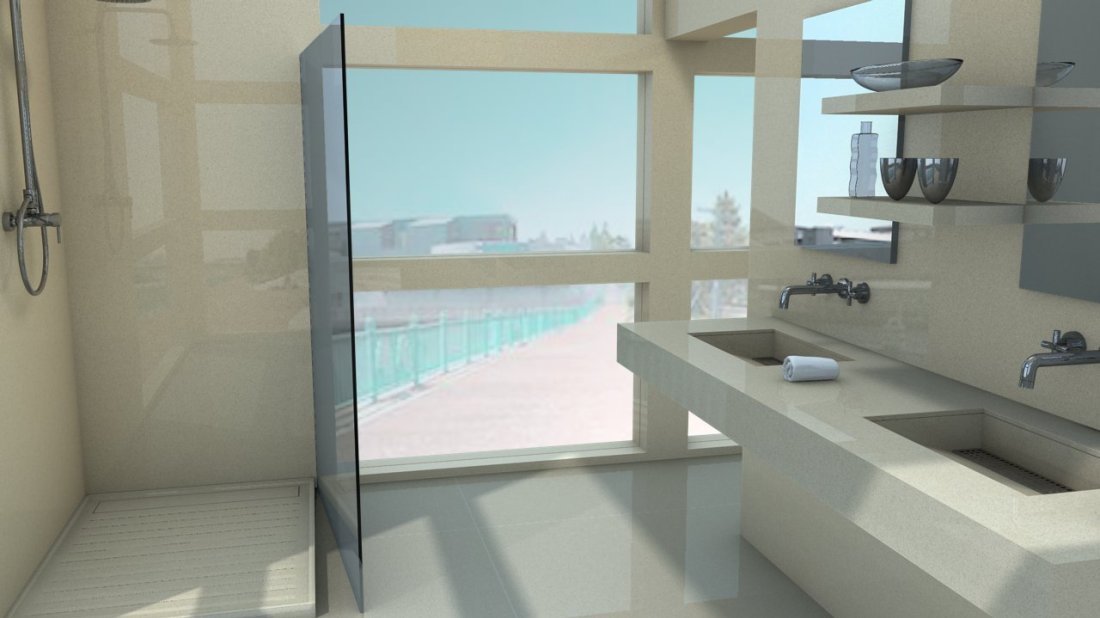 Galerie photos Quartz Silestone Crema Minerva