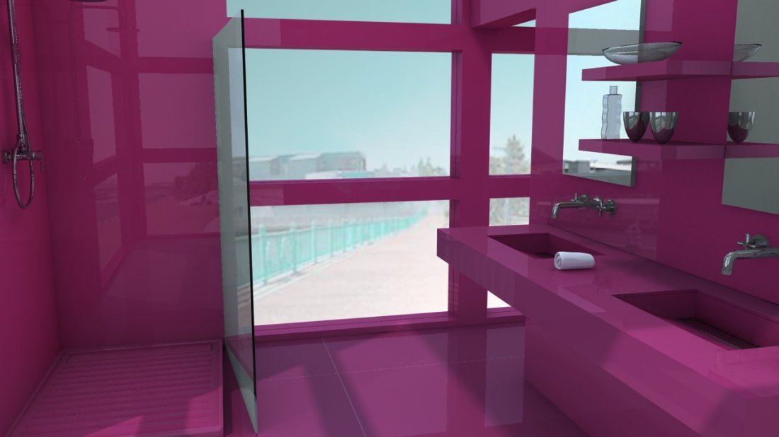Galerie photos Quartz Silestone Magenta Energy