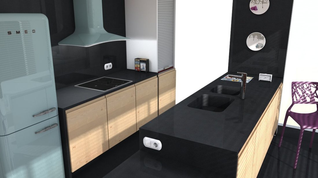 Galerie photos Quartz Silestone Negro Tebas 18