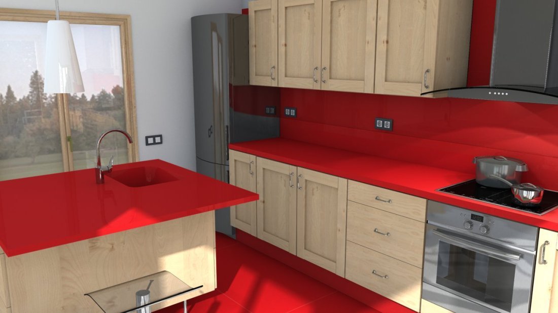 Galerie photos Quartz Silestone Rossa Monza