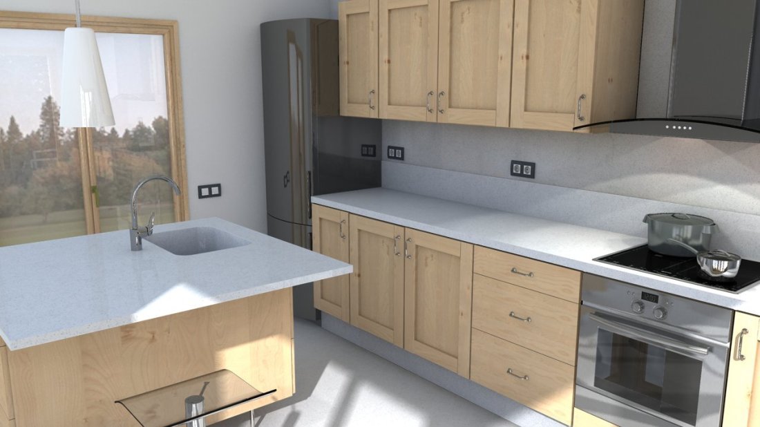 Galerie photos Quartz Silestone White Diamond