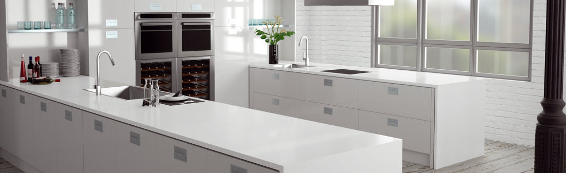 Galerie photos Quartz Compac Absolut Blanc