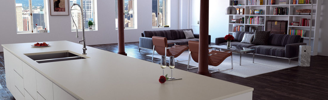 Galerie photos Quartz Compac Gray Zement